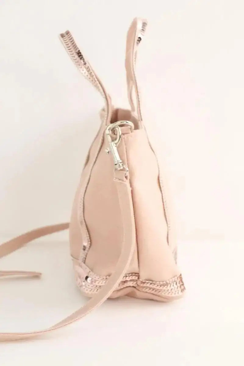Sac à bandoulière Vanessa Bruno Rose en Coton