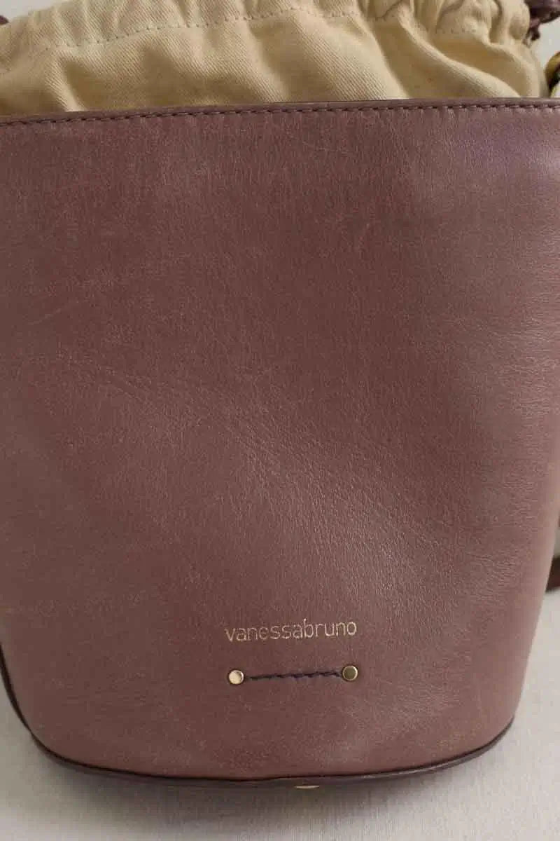 Sac à bandoulière Vanessa Bruno Violet en Cuir