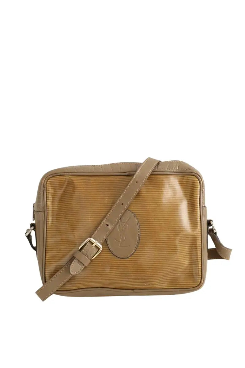 Sac à bandoulière Yves Saint Laurent Camel en Cuir - Seconde Main