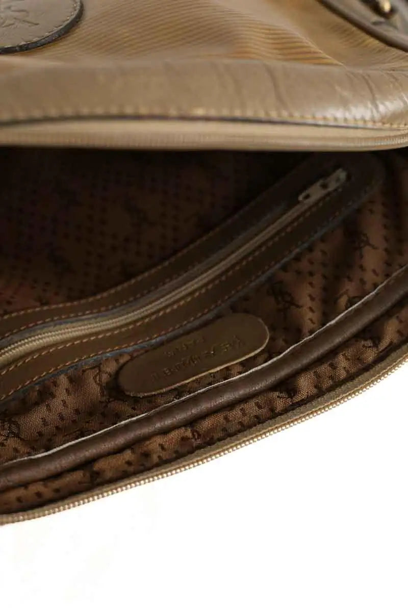 Sac à bandoulière Yves Saint Laurent Camel en Cuir
