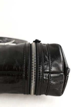 Sac à bandoulière Zadig & Voltaire Sunny Mood Vintage Patent Noir en Cuir
