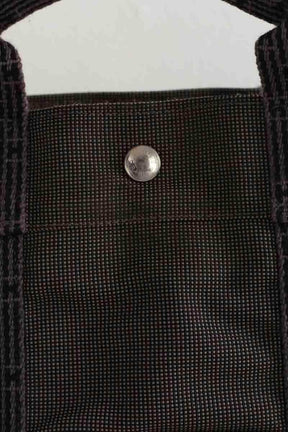 Sac à dos Hermès Herline Back Pack Anthracite en Coton