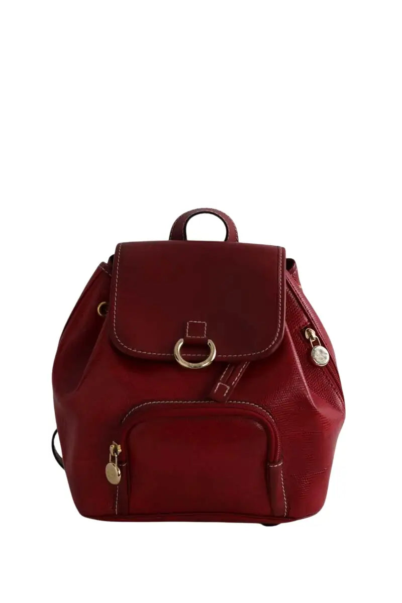 Sac à dos Lancel Rouge en Cuir - Seconde Main