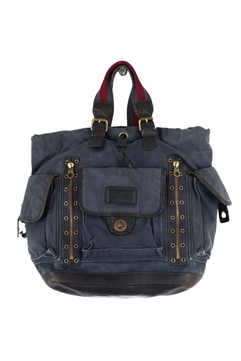 Sac à dos Marc By Marc Jacobs Gris en Coton - Seconde Main