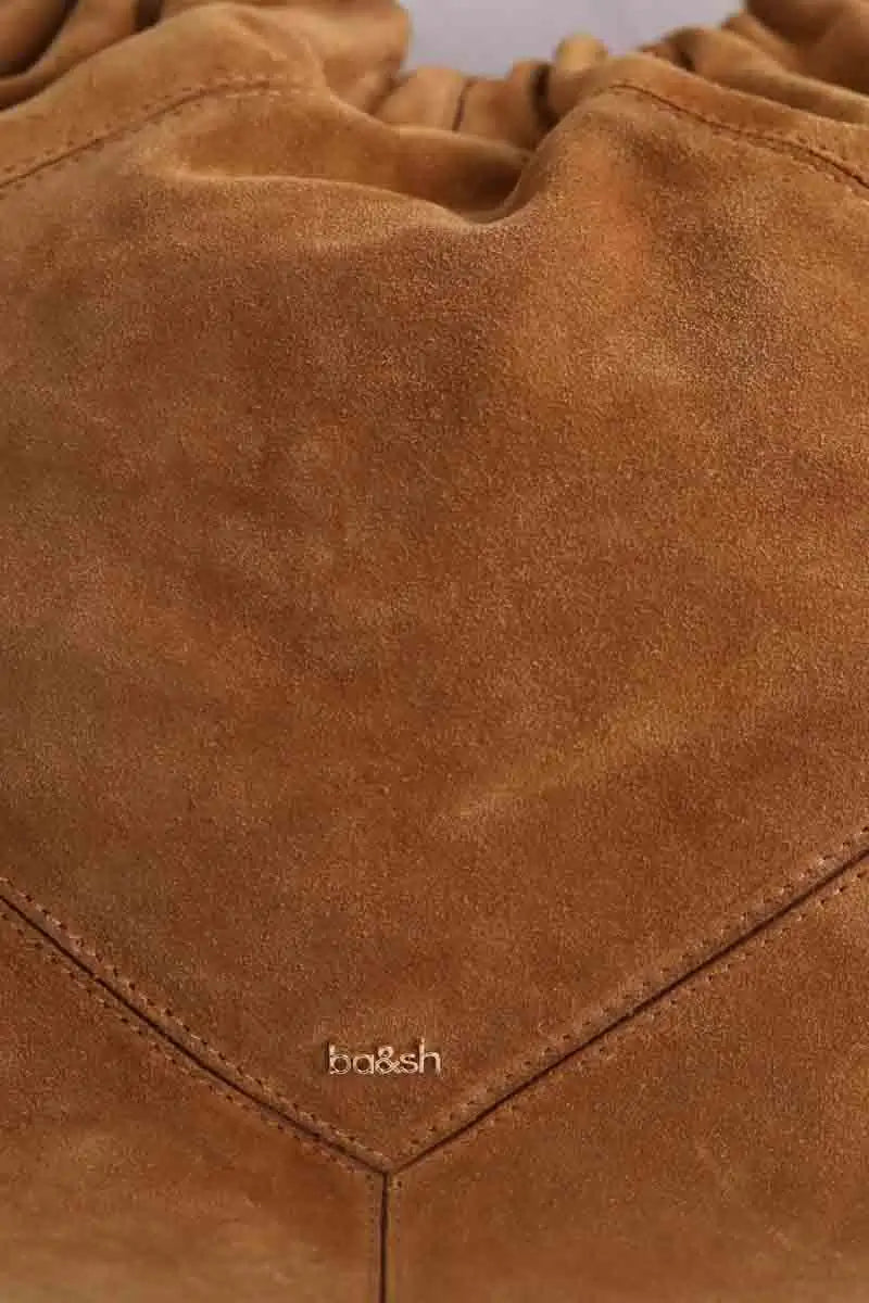 Sac à main Ba&Sh June Camel en Daim