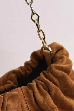 Sac à main Ba&Sh June Camel en Daim