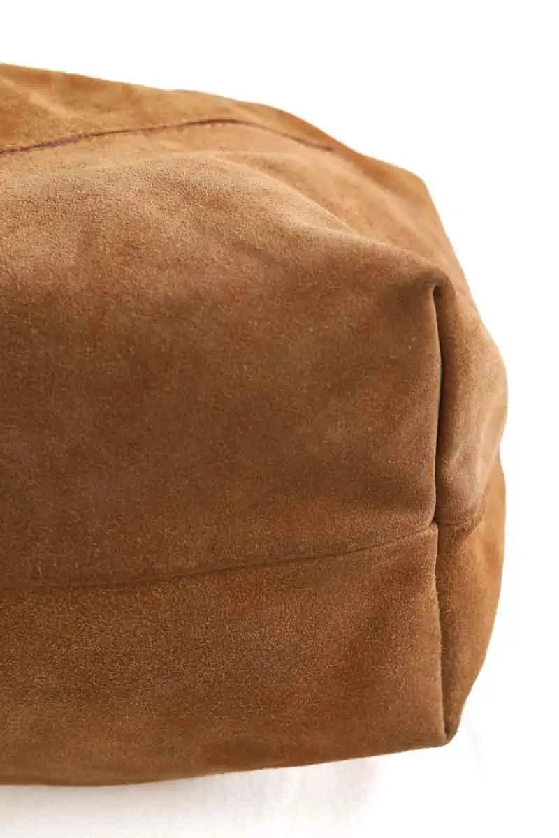 Sac à main Ba&Sh June Camel en Daim