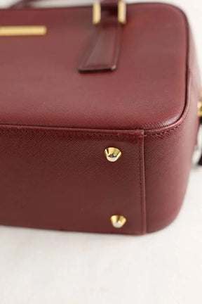 Sac à main Burberry Bordeaux en Cuir