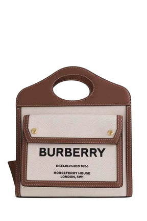 Sac à main Burberry Pocket Mini Marron en Cuir - Seconde Main