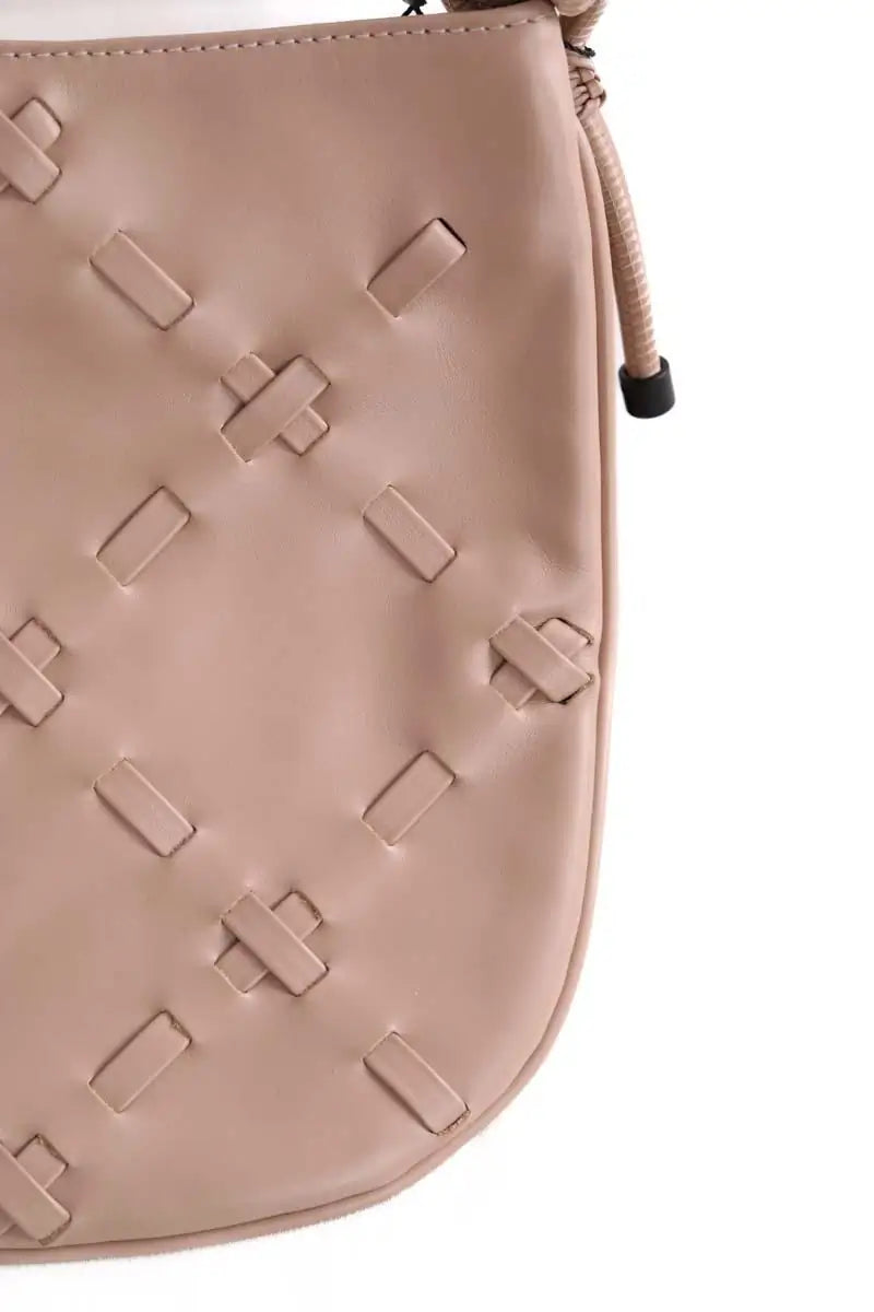 Sac à main Callista Beige en Cuir