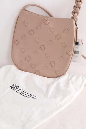 Sac à main Callista Beige en Cuir