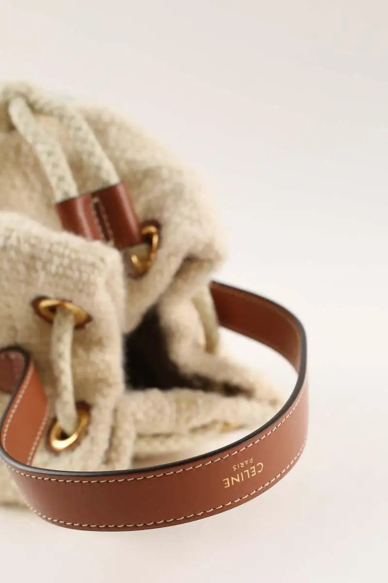 Sac à main Celine Beige en Tweed