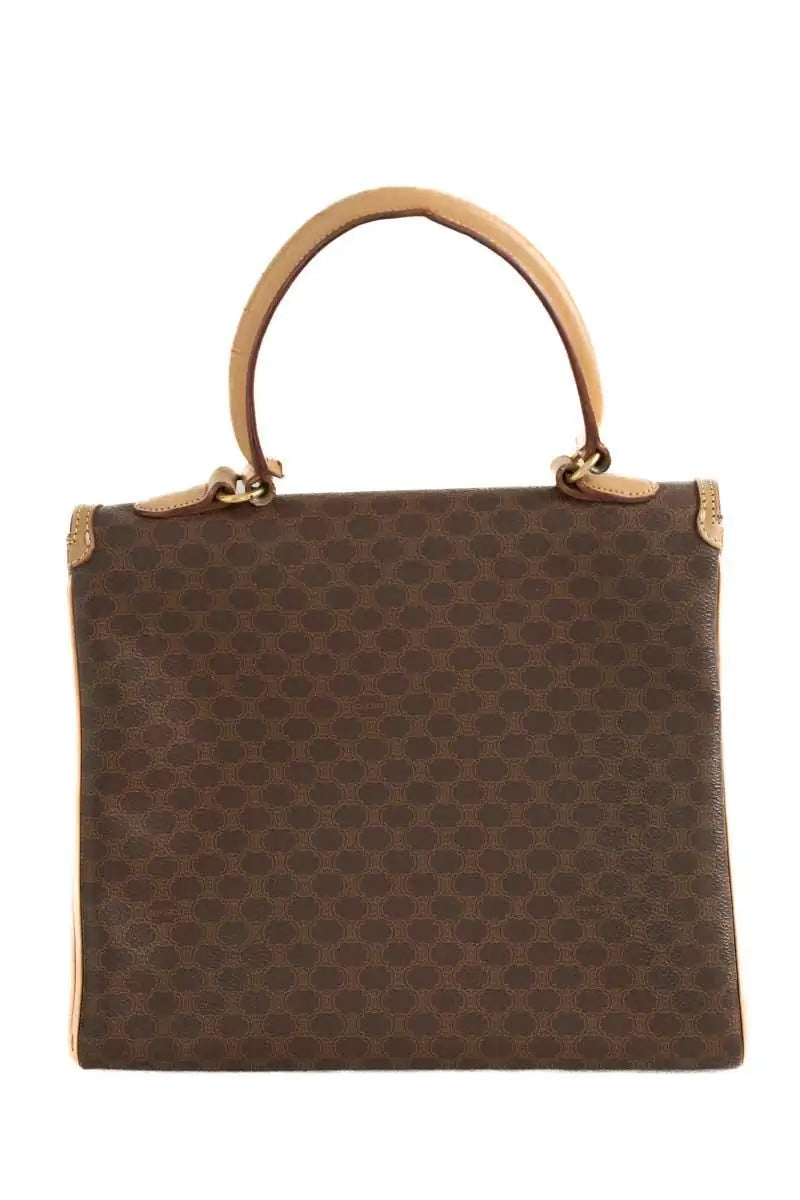 Sac à main Celine Gancini Macadam Marron en Cuir