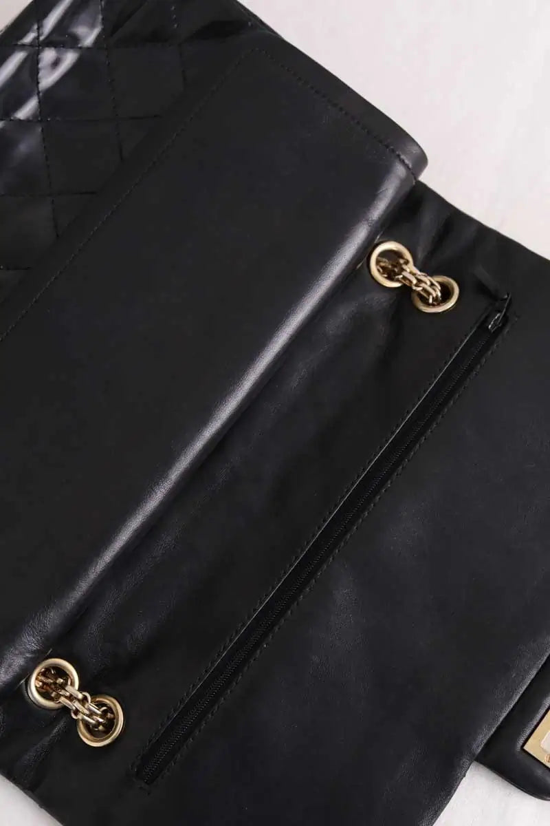 Sac à main Chanel 2.55 Noir en Cuir