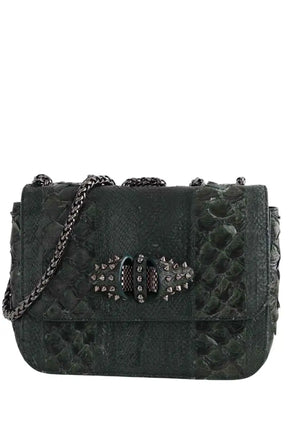 Sac à main Christian Louboutin Vert en Cuirs exotiques - Seconde Main