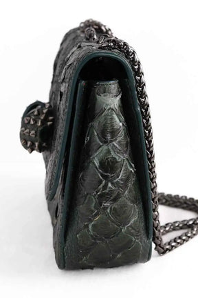 Sac à main Christian Louboutin Vert en Cuirs exotiques