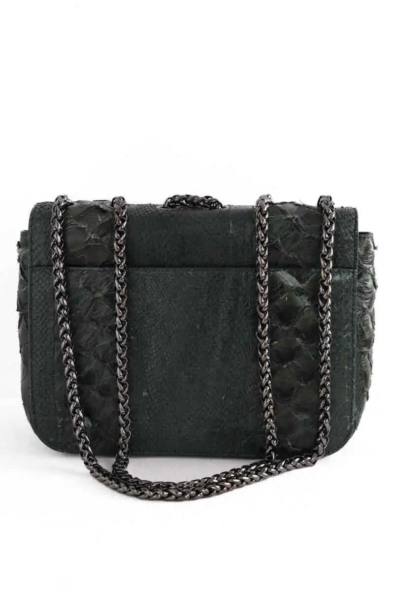 Sac à main Christian Louboutin Vert en Cuirs exotiques