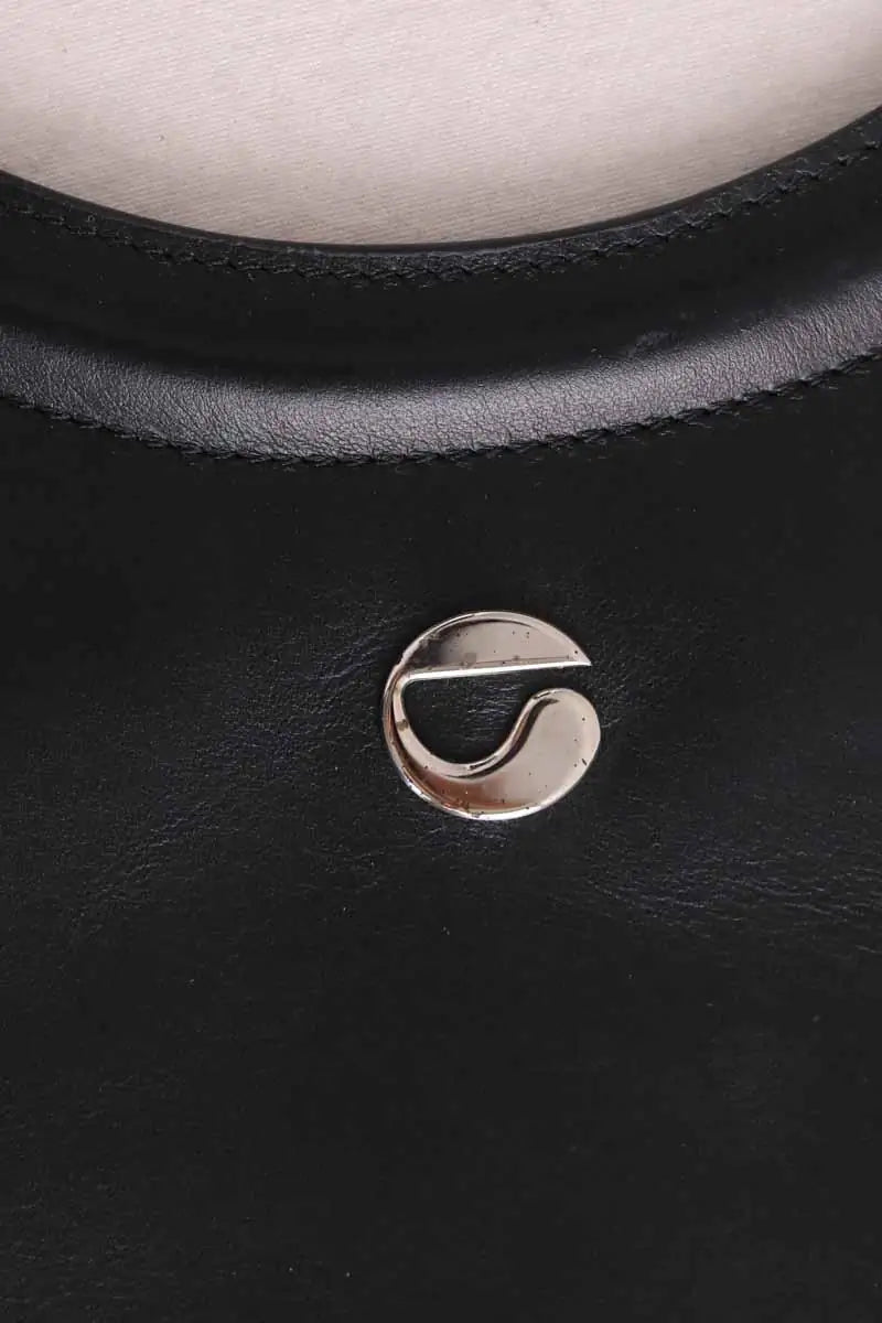 Sac à main Coperni Swipe Ring Noir en Cuir