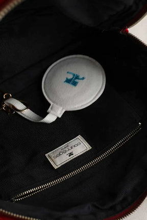 Sac à main Courrèges Rouge en Velours
