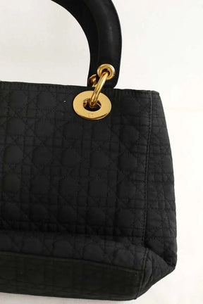 Sac à main Dior Noir en Tissu