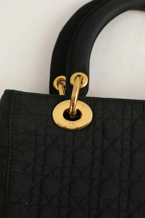 Sac à main Dior Noir en Tissu