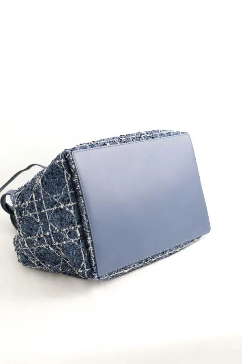 Sac à main Dior Toujours medium tweed Bleu en Tweed