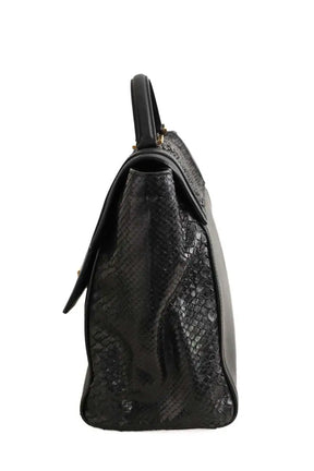 Sac à main Elie Saab Noir en Cuir