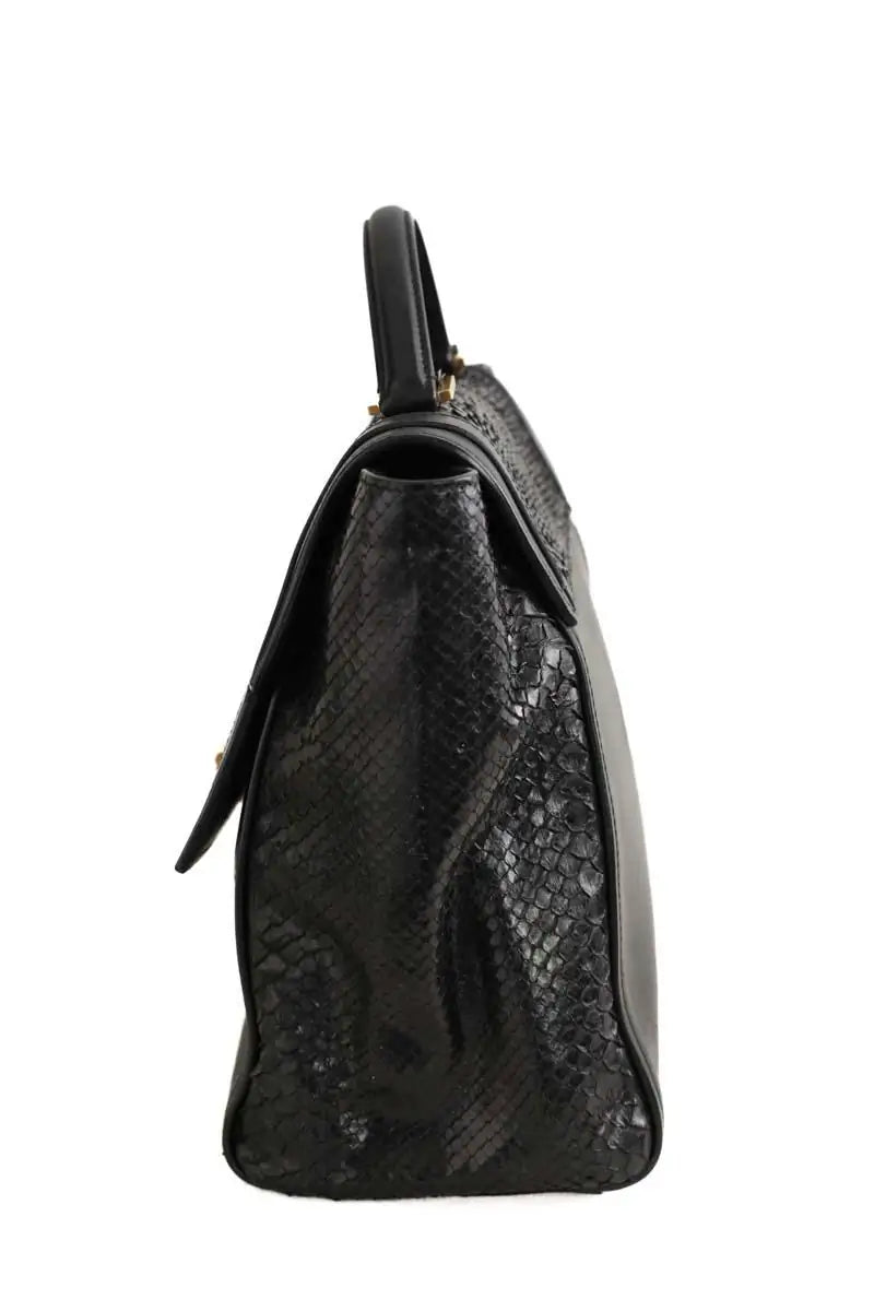Sac à main Elie Saab Noir en Cuir