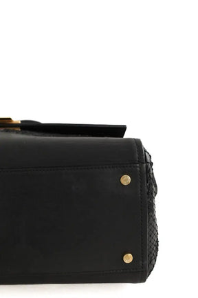 Sac à main Elie Saab Noir en Cuir