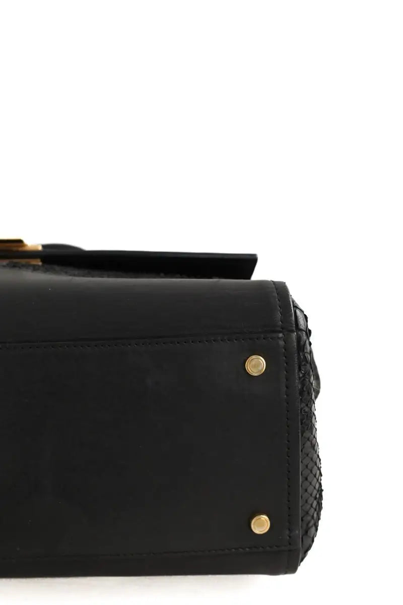 Sac à main Elie Saab Noir en Cuir