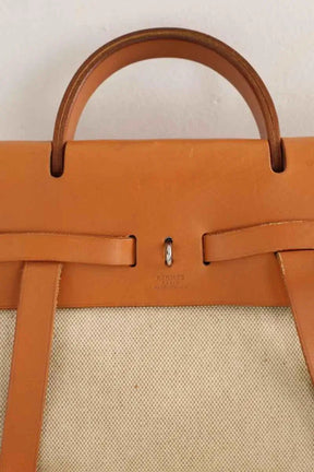 Sac à main Hermès Beige en Tissu