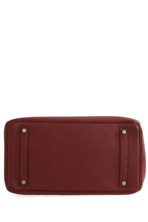 Sac à main Hermès Birkin 35 Bordeaux en Cuir