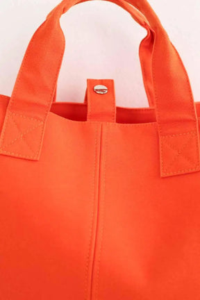 Sac à main Hermès Panier de Plage Orange en Coton