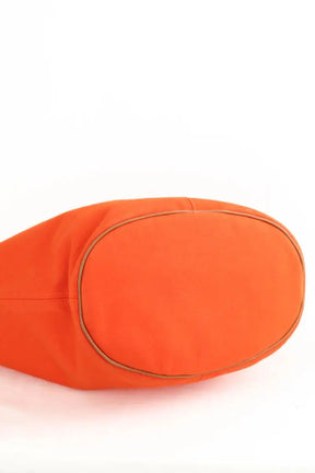 Sac à main Hermès Panier de Plage Orange en Coton