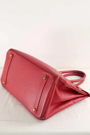 Sac à main Hermès Rouge en Cuir