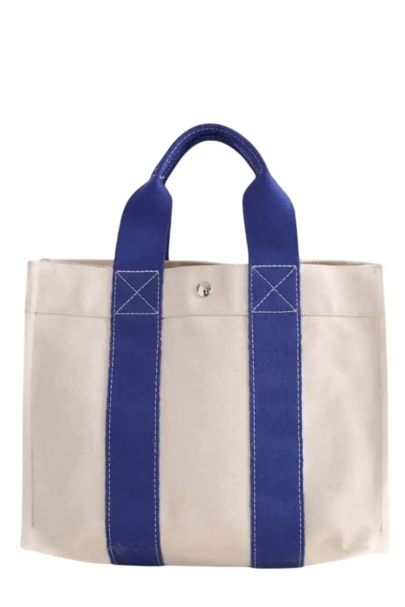 Sac à main Hermès Toto Blanc en Coton - Seconde Main