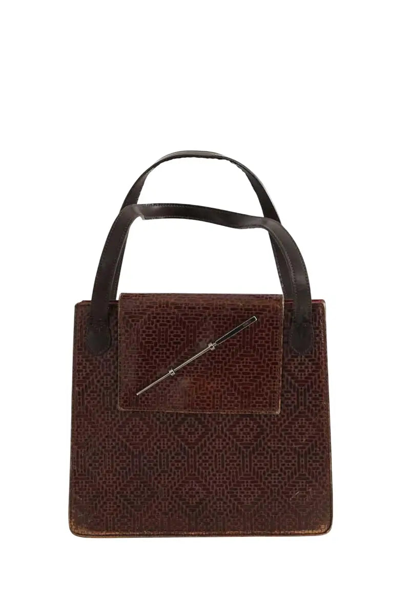 Sac à main Kenzo Marron en Cuir - Seconde Main