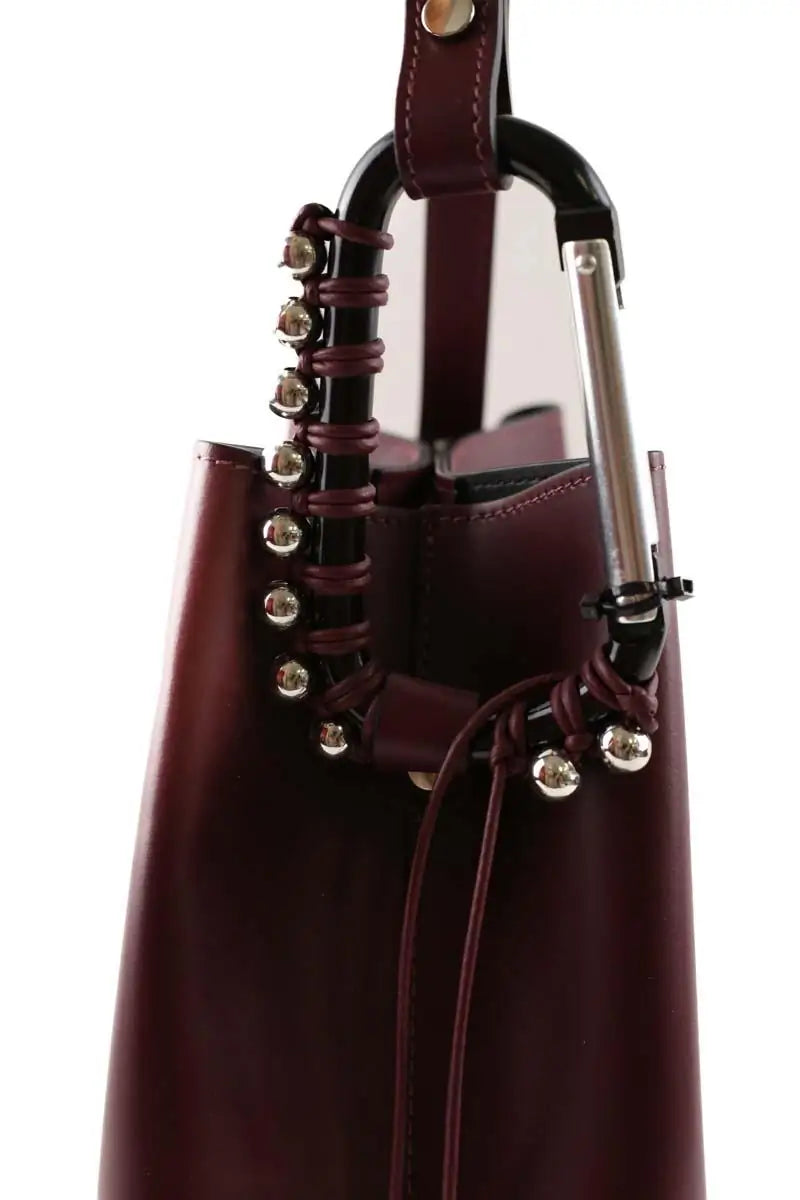 Sac à main Kitesy Martin Studio Bordeaux en Cuir