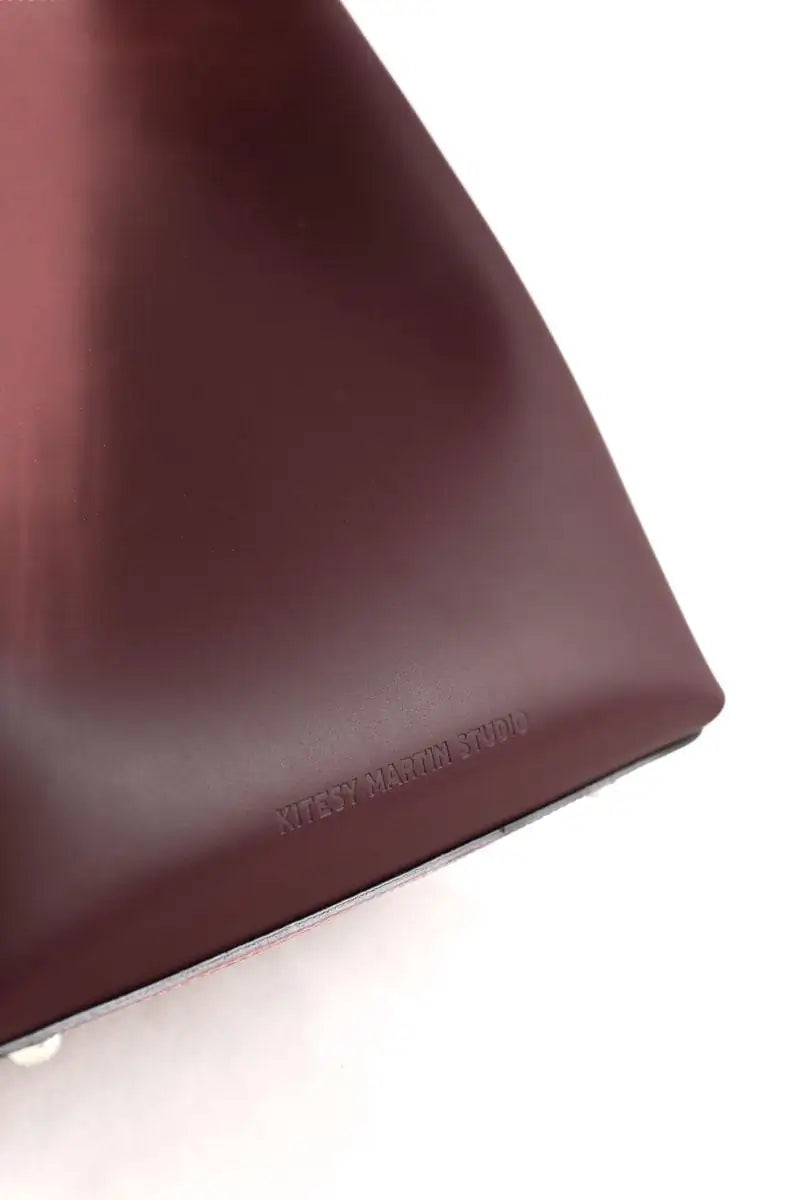 Sac à main Kitesy Martin Studio Bordeaux en Cuir
