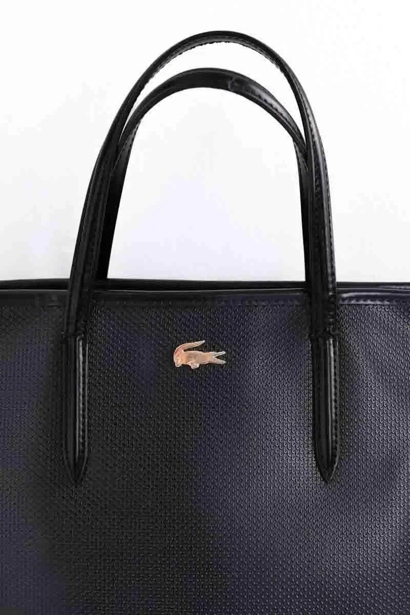 Sac à main Lacoste Noir en Cuir