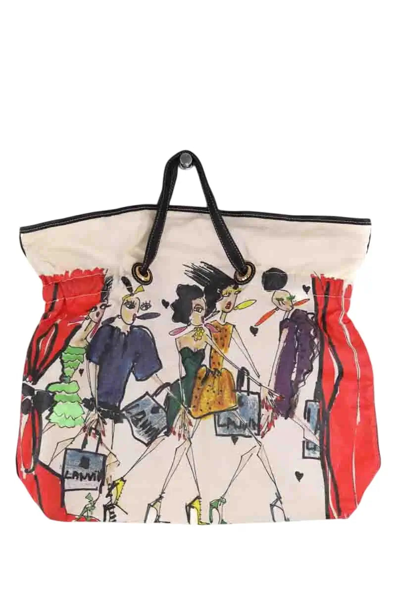 Sac à main Lanvin Blanc en Synthétique - Seconde Main