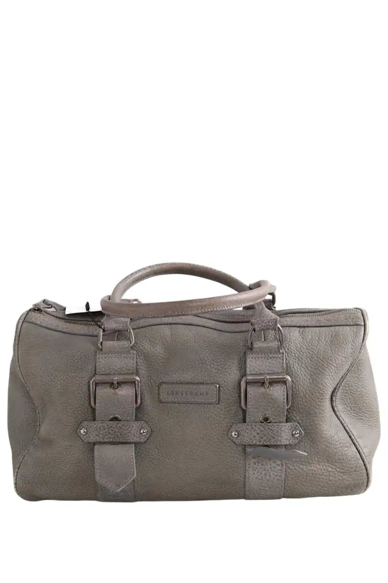 Sac à main Longchamp Gris en Cuir - Seconde Main