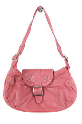 Sac à main Longchamp Rose en Cuir