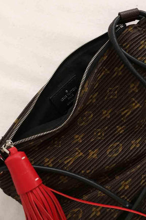 Sac à main Louis Vuitton Explorer plisse Marron en Cuir