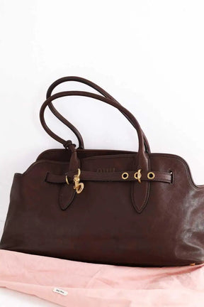 Sac à main Miu Miu Marron en Cuir