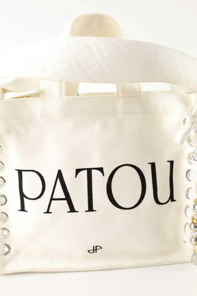 Sac à main Patou Blanc en Tissu