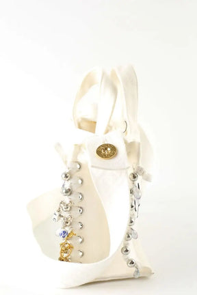 Sac à main Patou Blanc en Tissu
