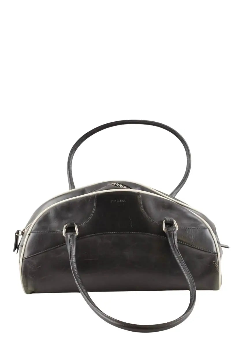 Sac à main Prada Bowling Noir en Cuir - Seconde Main