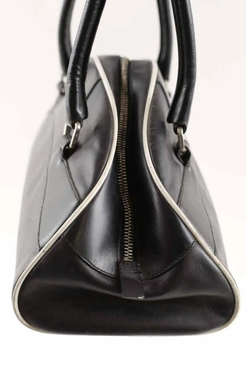 Sac à main Prada Bowling Noir en Cuir