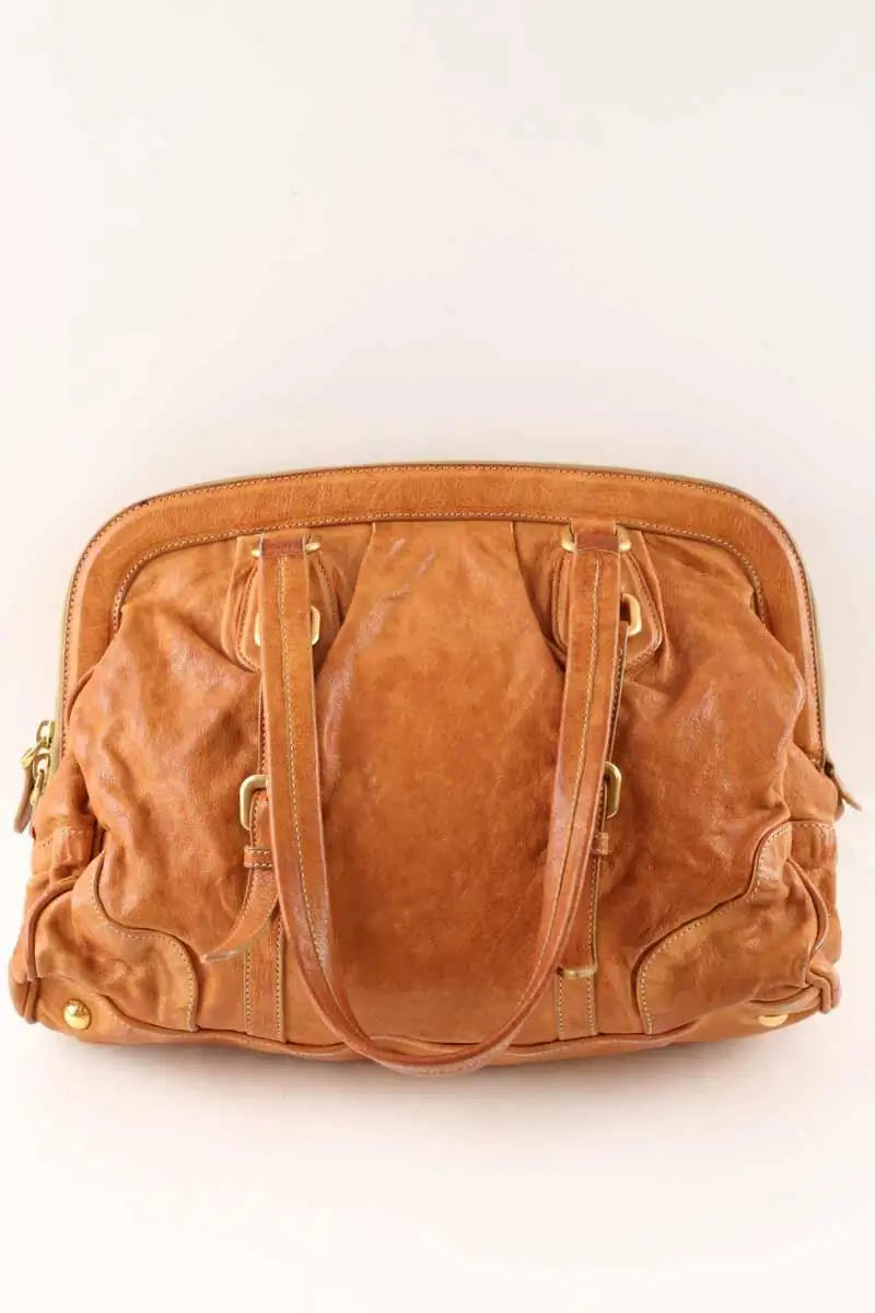 Sac à main Prada Other Marron en Cuir